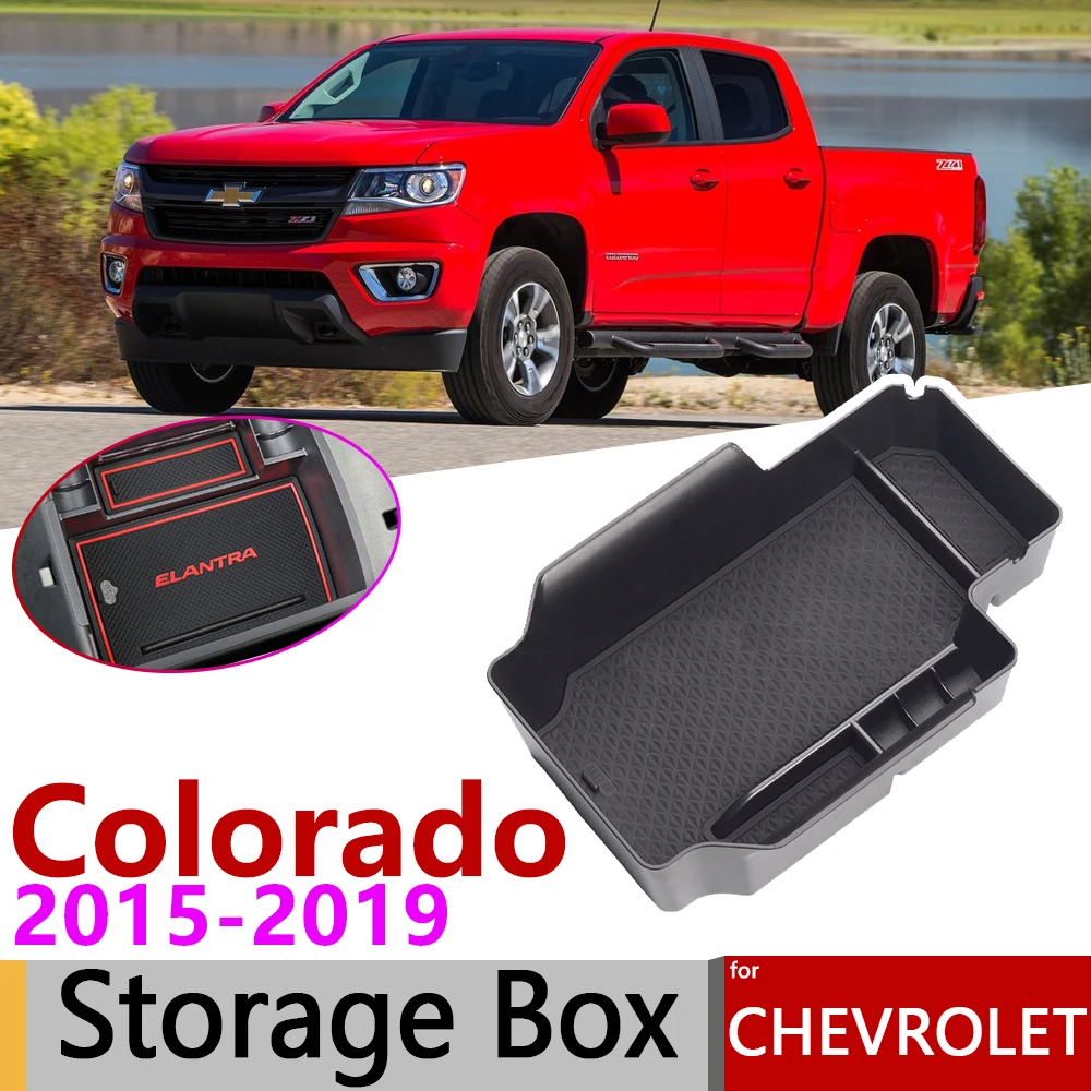 Для Chevrolet Colorado американская модель 2015 ~ 2019 подлокотника коробка для хранения
