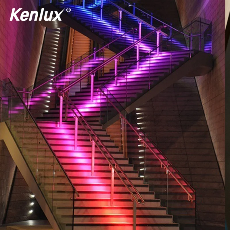 RGB автоматически меняющийся скандинавский настенный светильник светодиодный