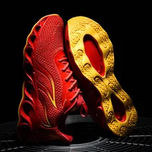 Мужские кроссовки для бега, мужские спортивные кроссовки для прогулок на открытом воздухе, мужские спортивные кроссовки со шнуровкой, дышащие трианеры, размер 39-46
