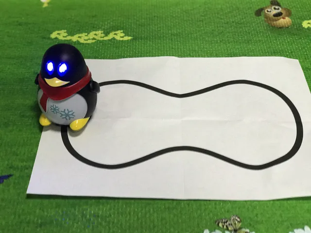 Drawn Line Magic Pet Toy Robot Pen Inductive Penguin Animal Cat Follow Black Track Map Auto Selfie Run Cute Electric Gift Fo Kid 5