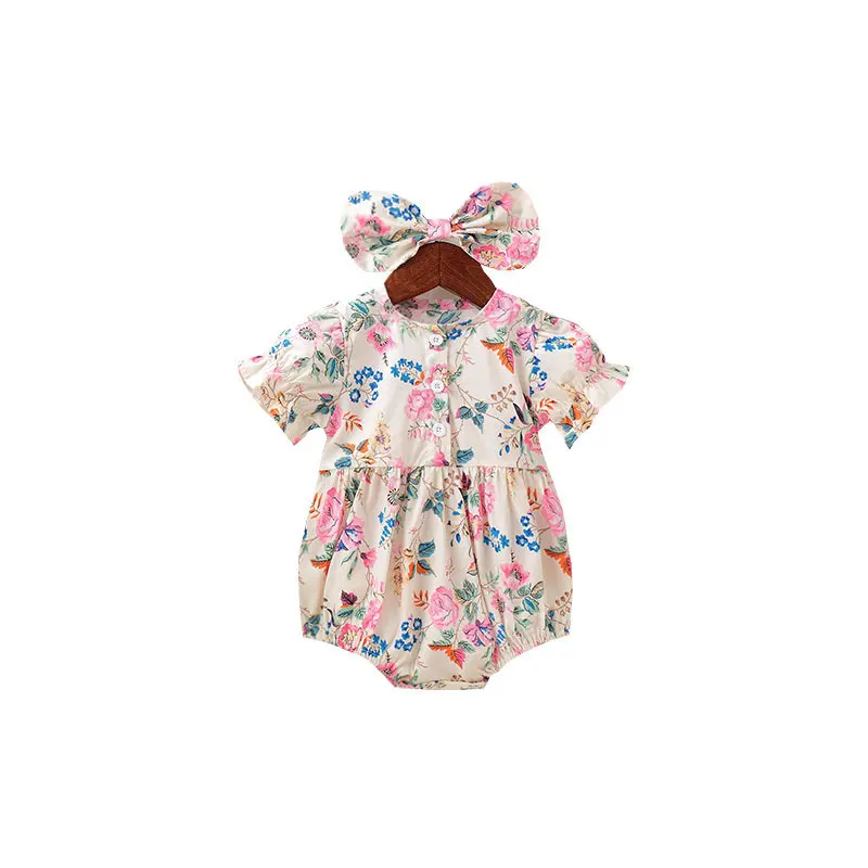 black baby bodysuits	 Summer Infant Newborn Baby Girl Short Sleeve Cute Printing Rompers Toddler Jumpsuit Baby Girls Children Outfit Rompers Baby Bodysuits medium