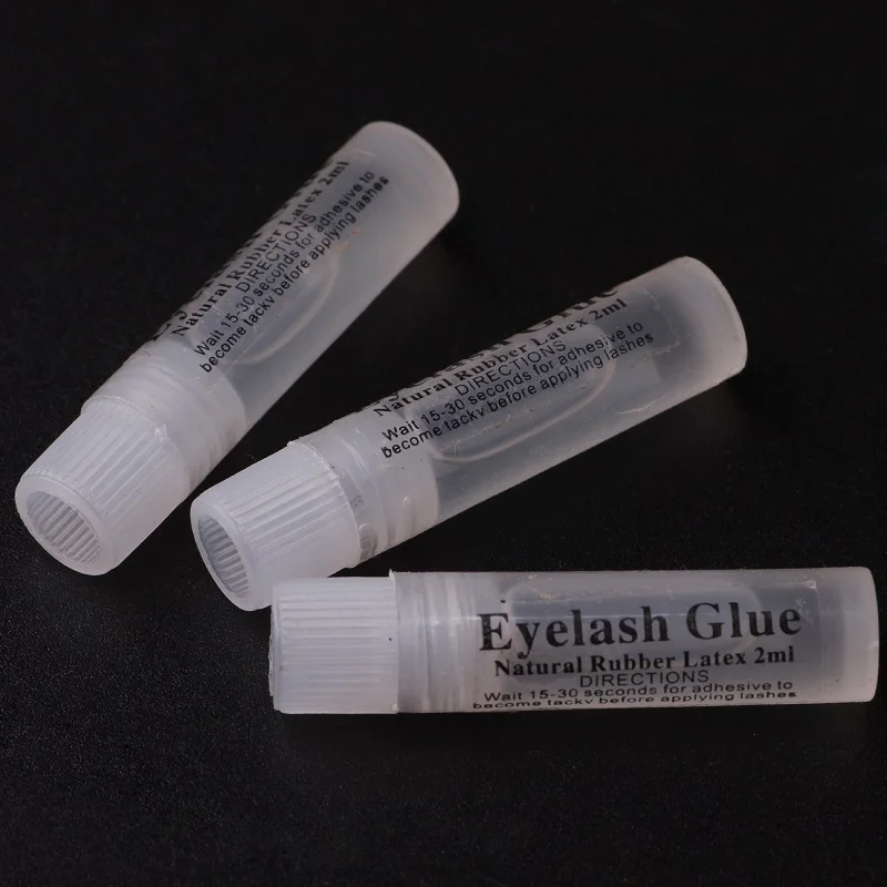 

GAM-BELLE 1pc 2ml False Eyelash Glue Transparent Plastic Travel Size Eyelid Glue Stick Super Glue Makeup Tool