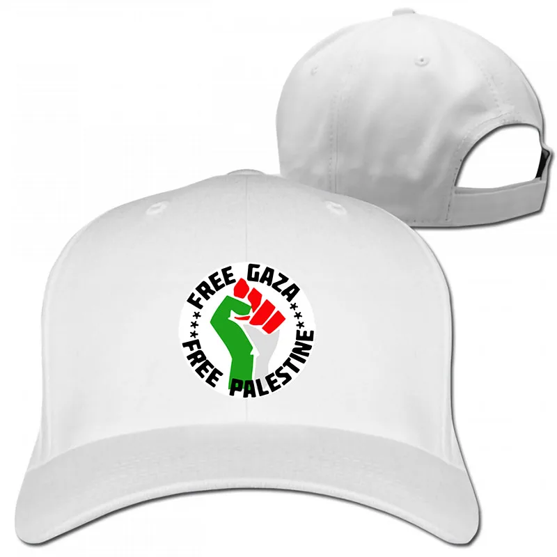 Бейсболка Free Palestine для мужчин и женщин, модные регулируемые кепки - Цвет: 1-White