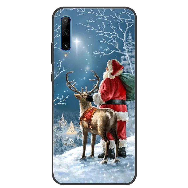 For Huawei Honor 30i LRA-LX1 Case Christmas GIFT NEW YEAR Soft Silicone Cover Fundas For Huawei Honor30i 6.3'' Phone Cases Para silicone case for huawei phone Cases For Huawei