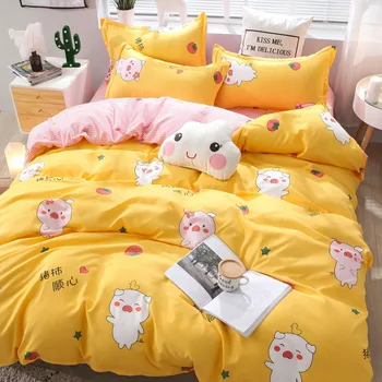 

Bedding Student Dormitory Three Piece Denim Quilt Cover Bed Single Bed