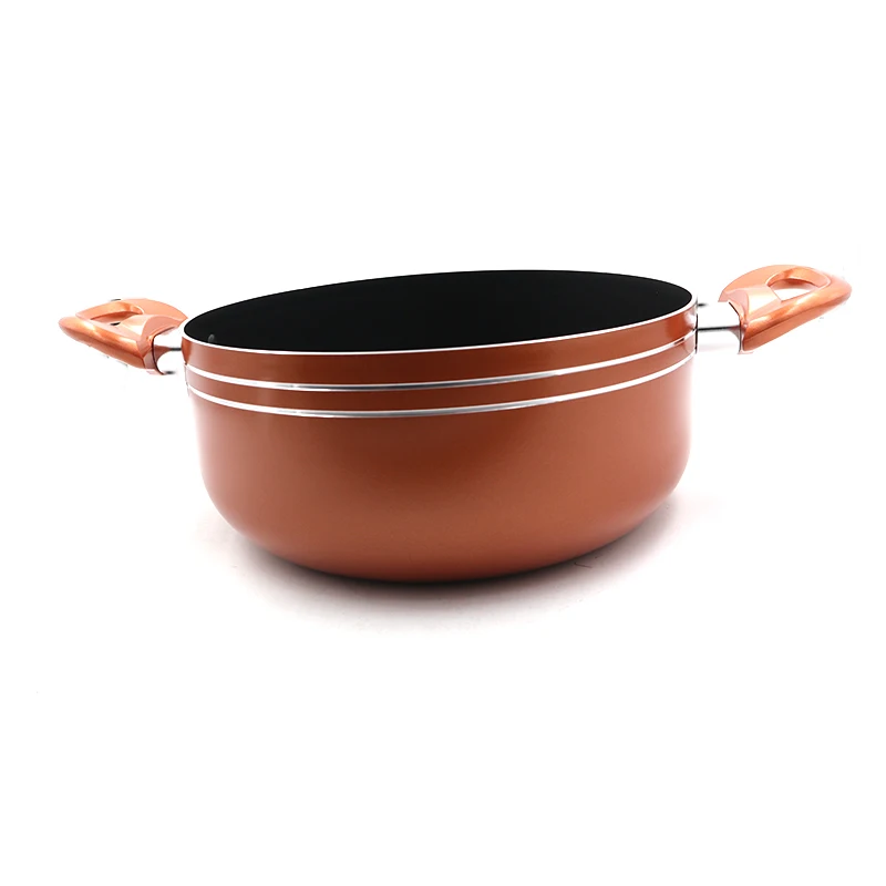 Master Star New 4L Copper Soup Pot Frying Pan Non-stick Coating Pot Gas Cooker Factory outlet