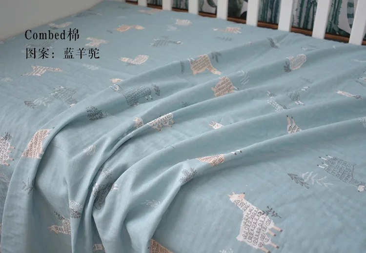 Стиль хлопок простыня высокой плотности Марля новорожденных Gro-bag BABY'S одеяло для младенцев одеяло Товары для малышей