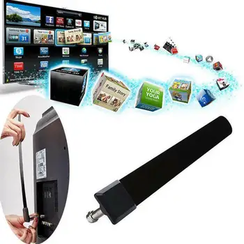 

Antenna Digital Aerial Clear Key HDTV Free Stick Indoor Aerial HD 1080p Enhancement Ditch Signal Cable For T2G2