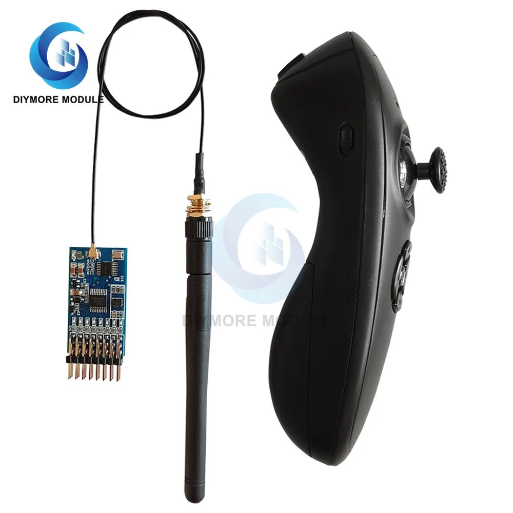 

2.4G Eight Channel One-Handed Remote Control Receiver Set Brushless Punching Net Boat Differential Mixing Control