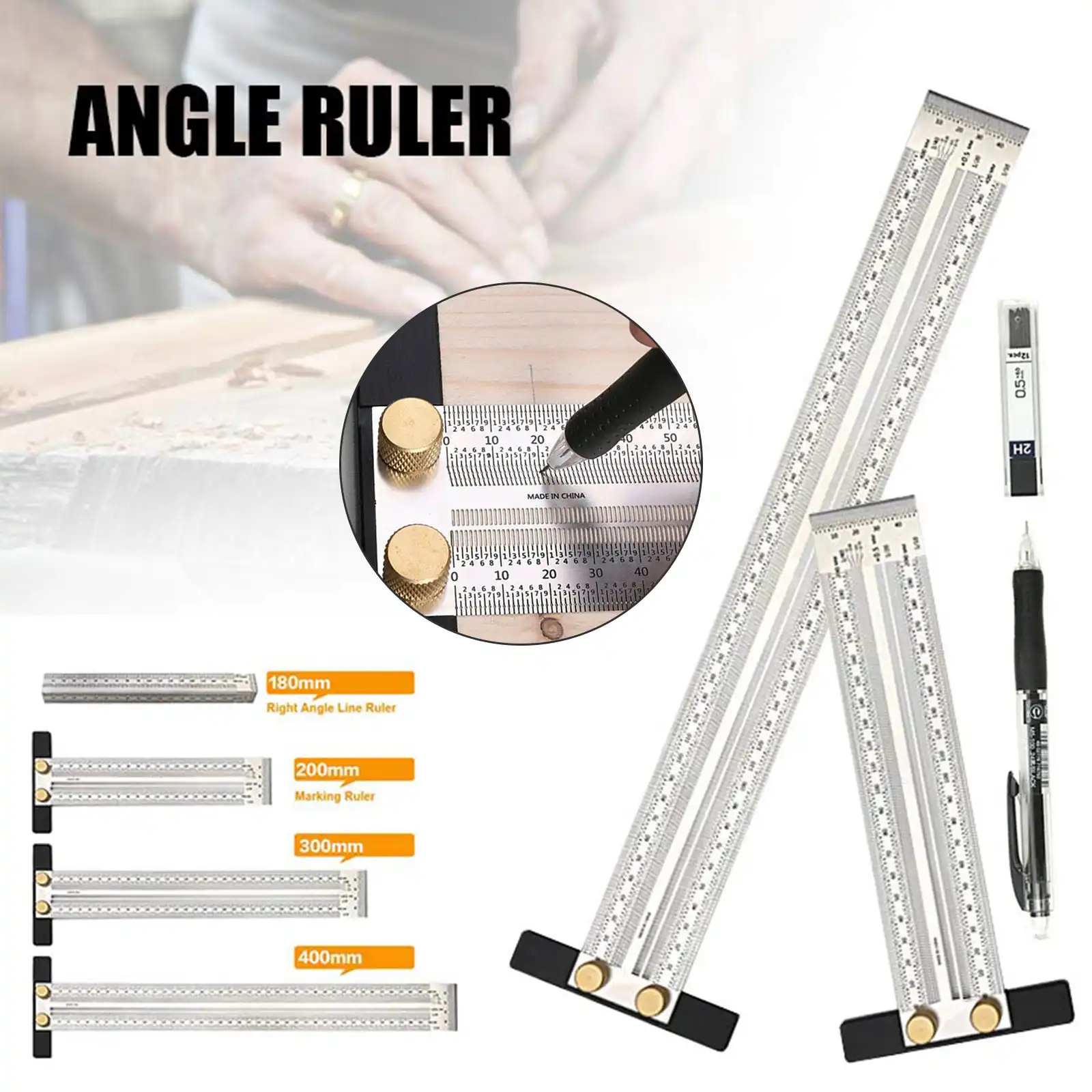 Pro Ultra Precision Marking Ruler T Type Square Woodworking Tool Carpenter Ruler Pro Ultra Precision Marking Ruler T Type Square Woodworking Tool Carpenter Ruler