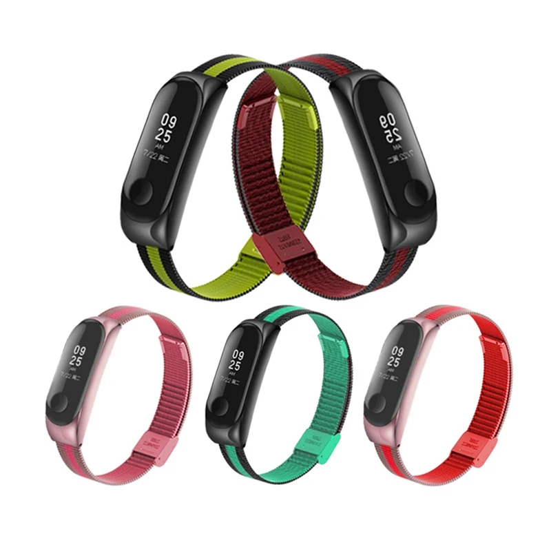 Для mi band 4 3 металлический ремешок браслет для Xiaomi mi 3 4 Безвинтовой для mi Band 4 3 браслет mi Band запястье