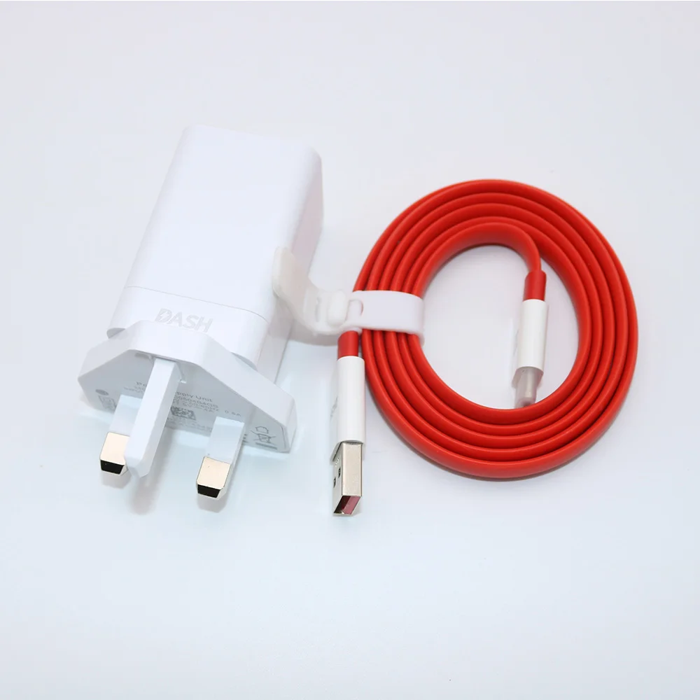 UK x 1m Flat cable Оригинальное зарядное устройство ONEPLUS Dash, USB адаптер быстрой зарядки 5В 4А, 100 см/150 см кабель для лапши, штепсельная вилка EU/US/UK Oneplus 3 3t 5 5T 6T - Тип штекера: UK x 1m Flat cable