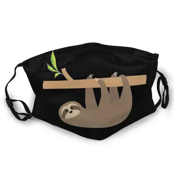 

Cute Sloth Double-sided printed dustproof and windproof mask, can be cleaned and reused, suitable for outdoor sports
