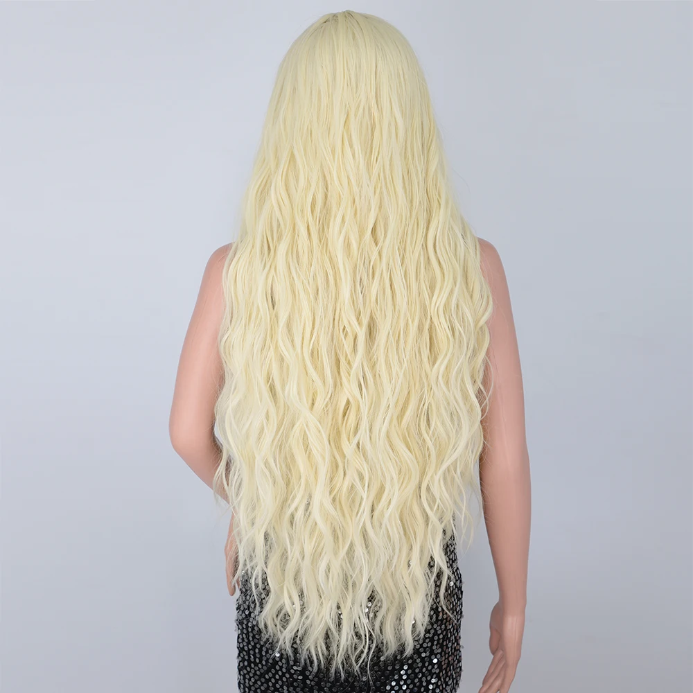 Kookastyle Synthetic Wigs Long Water Wave Wigs For Black Woman Black Wigs Woman Hair Cosplay Wigs Heat Resistant Natural Hair 11 Kookastyle Synthetic Wigs Long Water Wave Wigs For Black Woman Black Wigs Woman Hair Cosplay Wigs Heat Resistant Natural Hair