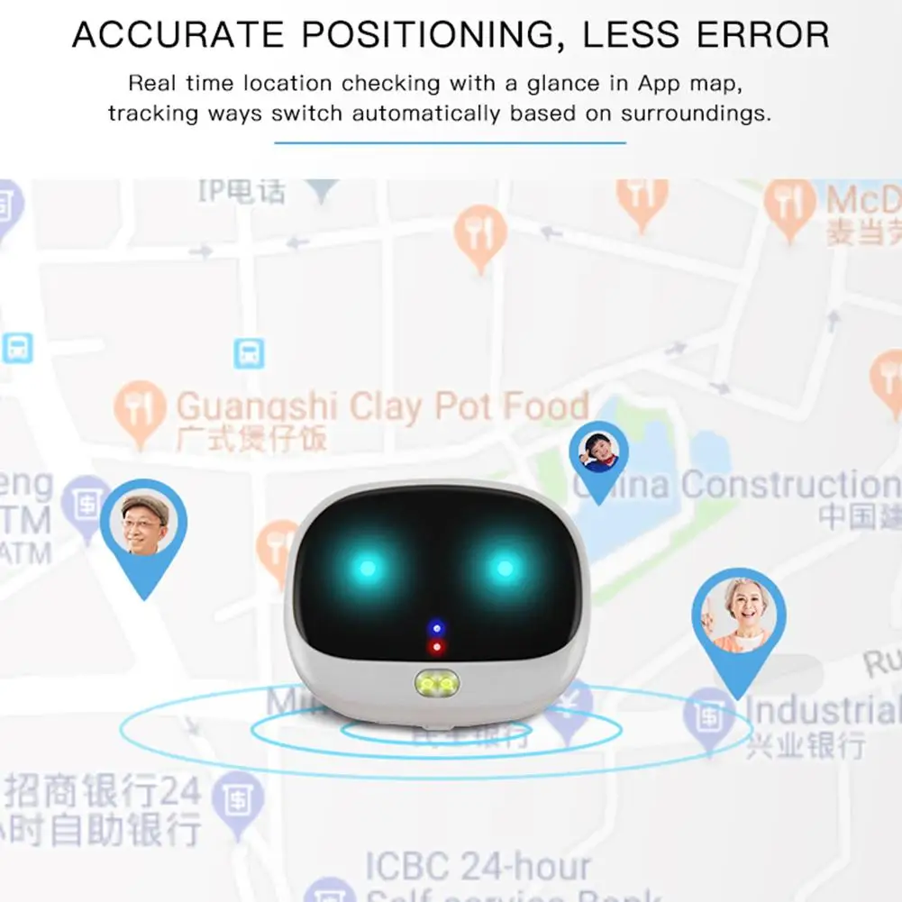 2G gps локатор маленький водонепроницаемый трекер локатор для питомцев gps локатор для собак анти-потеря позиционирования устройство маленький водонепроницаемый локатор для питомцев