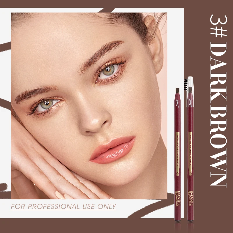Professional Eyebrow Pencil Pull Line Long Lasting Natural Makeup Tool