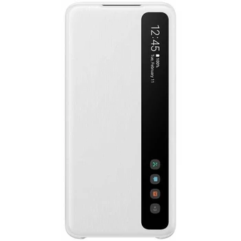 

Case (flip case) Samsung smart Clear View cover, for Samsung Galaxy S20, white, (& Omega;)