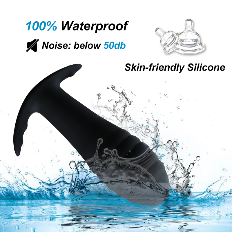 Male Vibrating Anal Plug 10 Modes Prostate Massager Anal Vibrator Butt Plug Adults Sex Toys For Gays/Women Remote Controller