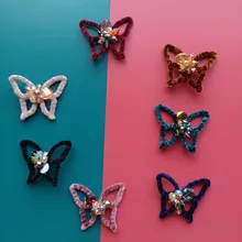 Милые нашивки, одежда для маленьких животных, горячая раскраска, сделай сам, для девочек, ручная работа, футболка и джинсовая куртка с принтом