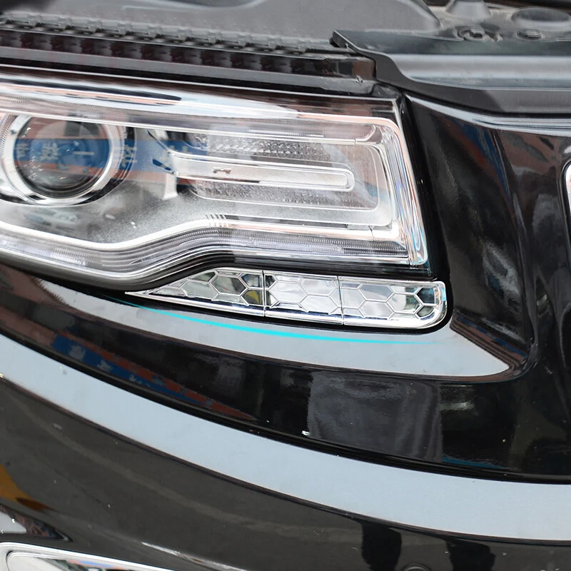 Хромированные Автомобильные фары из АБС-пластика для Jeep Grand Cherokee Patriot 2011 2012 2013 2014 |