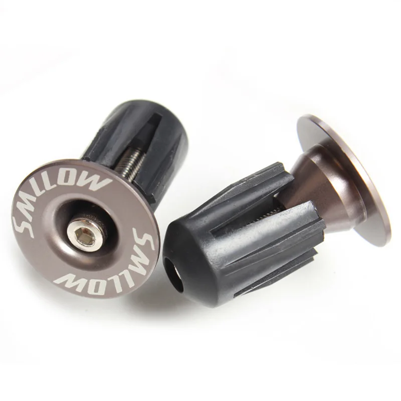 

2x Handlebar plug Mountain Bike Bicycle Road Folding Handlebar Plug Aluminum Alloy Thread M4 high quality bike accessory