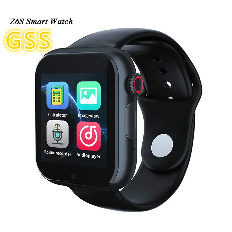 

New Z6S Smart Watch Sim Card Fitness Bluetooth Android Watch Phone Watches Camera Music player Smartwatch PK GT08 DZ09 Q18 Y1