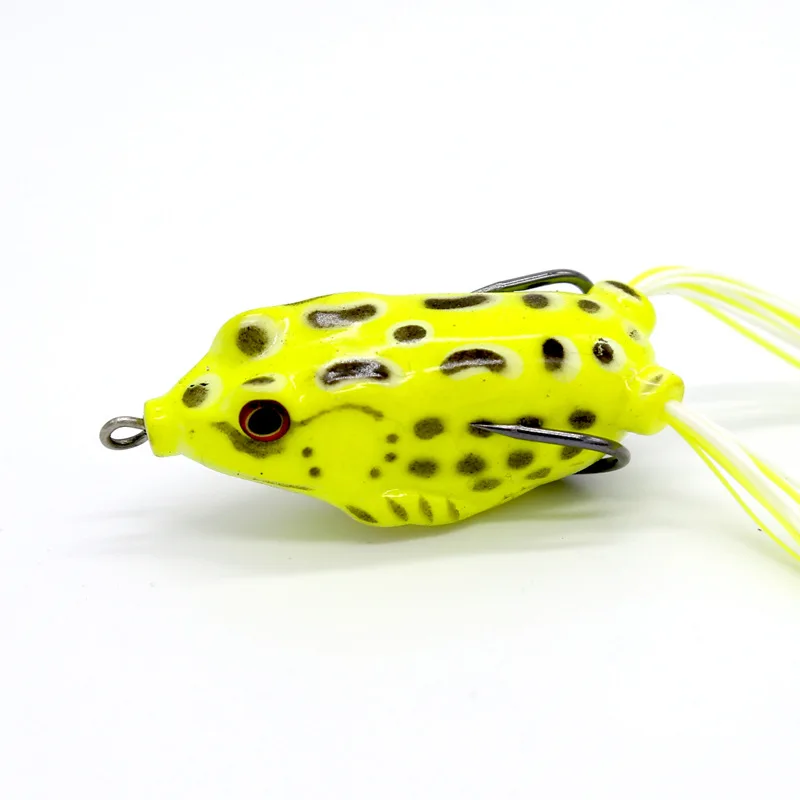 Leurre Souple Grenouille à Double Hélice - 9 Cm, Pour Pêche Eau Douce Et Salée, Appât Vibrant Et Bruyant - Lot De 3