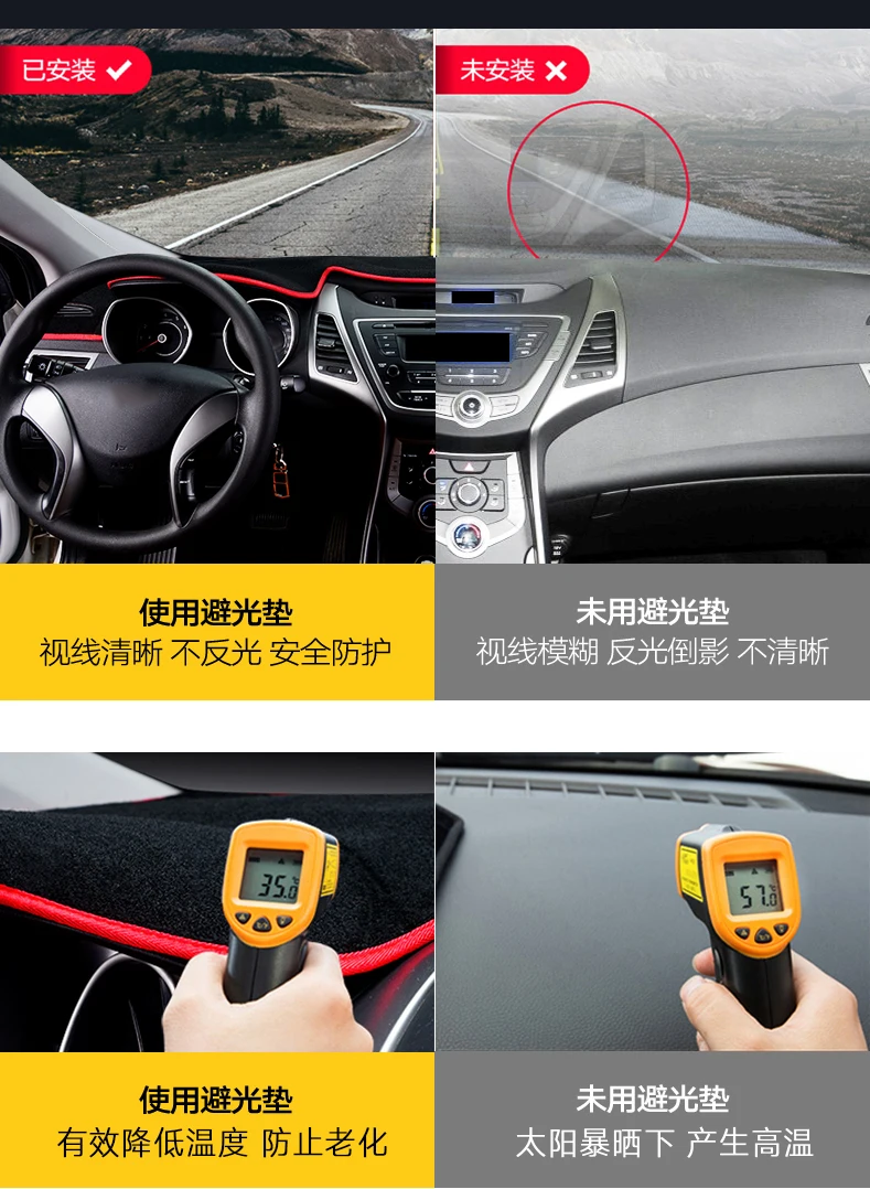 Для Toyota C-HR ЧР приборной панели автомобиля крышка коврик козырек от солнца Подушка защита внутренной стороны ковровая отделка Аксессуары