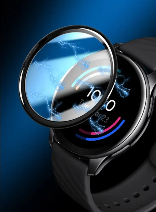 원플러스 워치용 3D 곡선 소프트 엣지 보호 필름 커버, 원플러스 워치 스마트워치 전체 디스플레이 화면 보호 케이스