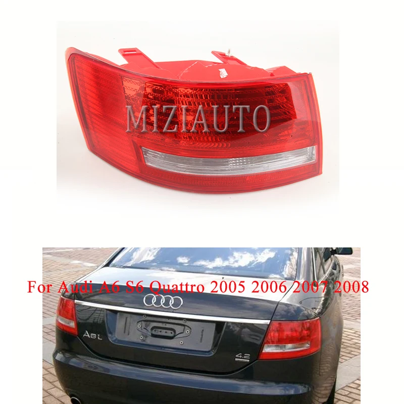 Для Audi A6 S6 Quattro 2005 2006 2007 2008 Задний фонарь благодаря полному отсутствию проводов твердость лампы Предупреждение сигнальная лампочка сигнал поворота