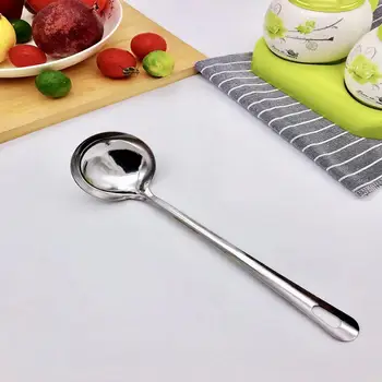 

Stainless Steel Long Handle Hot Pot Soup Ladle Colander Strainer Skimmer Porridge Spoon Kitchen Cooking Utensils Dinnerware