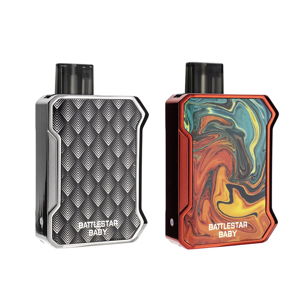 

Smoant Battlestar Baby Pod System 2019 New Vaping 750mah 2.0ml Type-C Charge Mesh and Ni80 Repalcement Coil Core Head