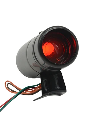 Round Earth Fashion Auto Car Tachometer Tacho Gauge 1000-11000 RPM Shift Adjustable Warning Light Speed Alarm Universal - Цвет: Black Shell Red
