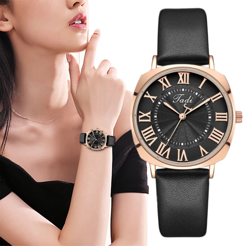 

2020 New Watch Women Quartz Ladies Watches Fashion Casual Leather Strap Simple Exquisite Clock Dress Gift Wristwatch Reloj Mujer