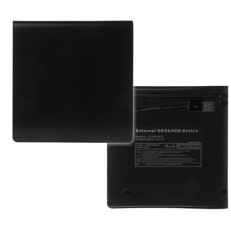  9.5MM USB 3.0 SATA Optical Drive Case Kit External Mobile Enclosure DVD/CD-ROM Case for Notebook La