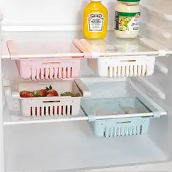 Многофункциональный Холодильник креативный ящик для хранения телескопический выдвижной шарикоподшипник Бытовой Холодильник ящик