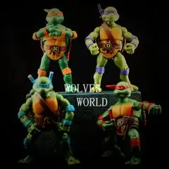 Diffuse Will аниме Tmnt2012 версия 4-Черепашки ниндзя с базовым мобильным модельным гаражным комплектом