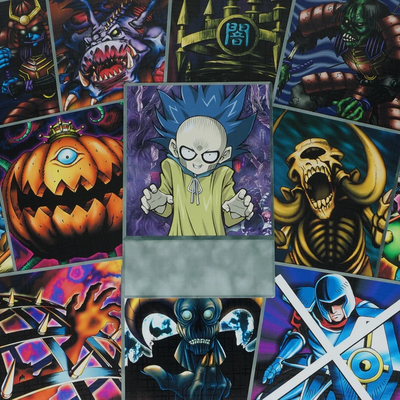 16 шт./компл. Yugioh DM Bonz бумажные карты в стиле аниме клоун Тыква король призрак
