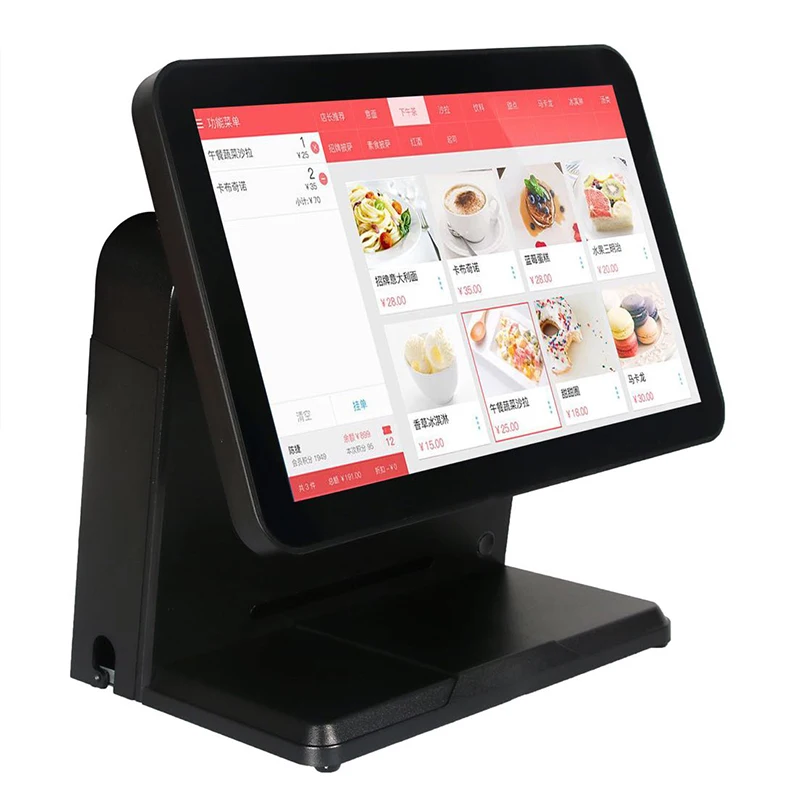 

POS System 15" Touch Screen Cash Register Tablet PC Cash Register Machines