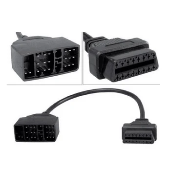 

OBD 2 Obdii Obd2 Cable for Toyota 22 Pin Male To 16 Pin Female Connector Adapter Use To Car Diagnostic Scanner Tool Interface