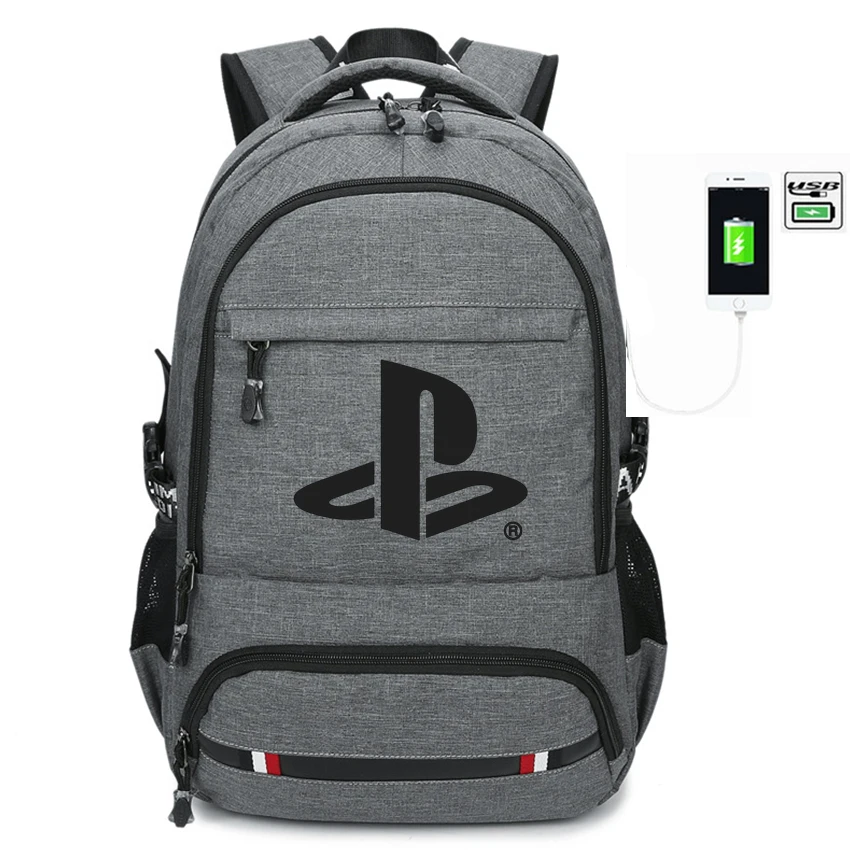 A5 17,7 ''PS4 Playstation USB порт рюкзак контроллер игра ручка школьная сумка Usb Зарядка музыка ноутбук дорожная сумка для детей - Цвет: A5