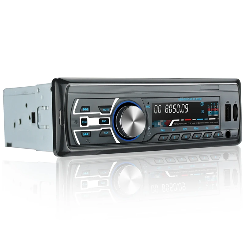 Автомобильный MP3-плеер, автомагнитола, 1 DIN, USB, быстрая зарядка, Bluetooth, громкая связь, цифровой медиаплеер, 4X25 Вт, fm-радио, поддерживает IOS и Android