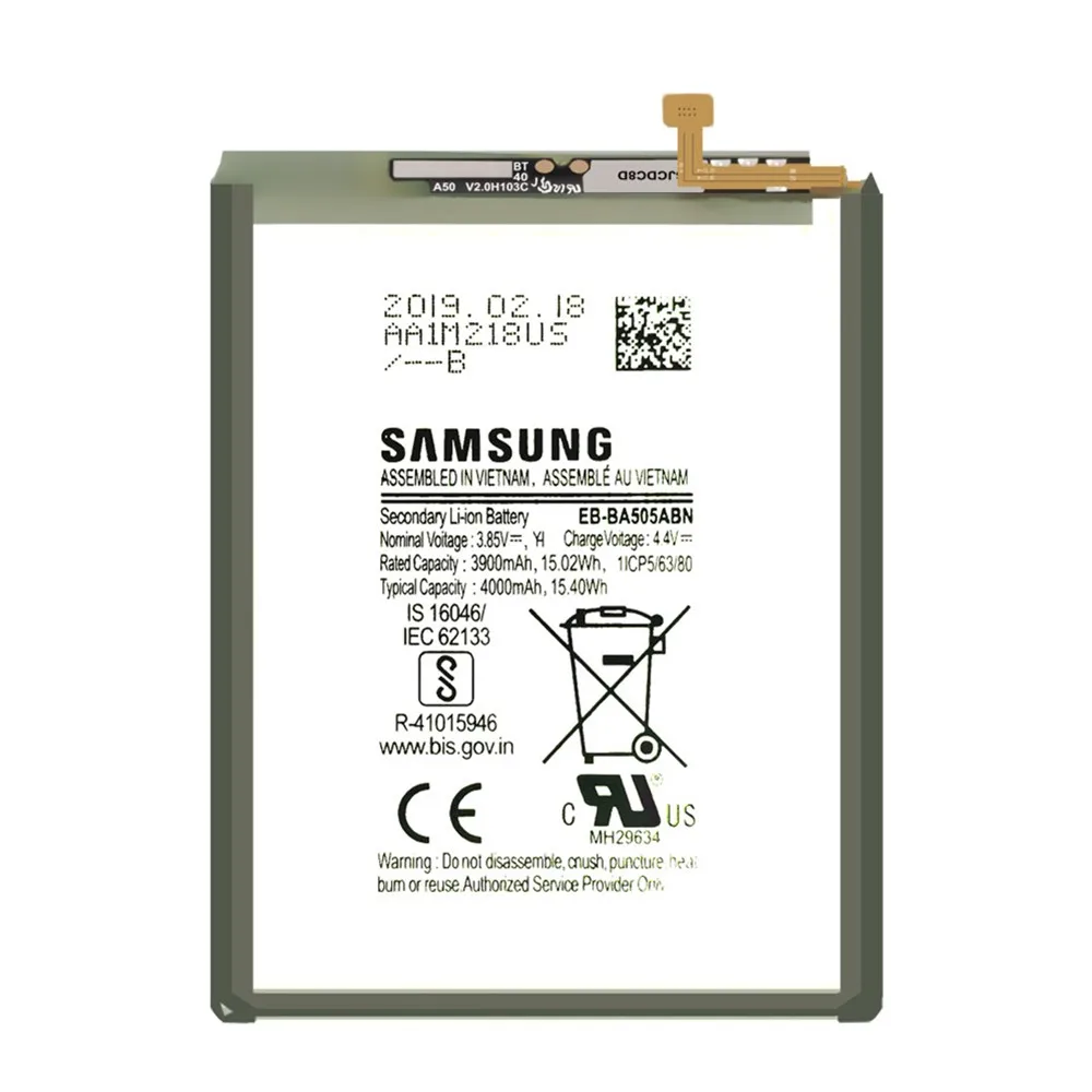 EB-BA505ABN для samsung Galaxy A50 SM-A505F A505FN/DS A505GN/DS A505W EB-BA505ABU 3900/4000mAh+ Инструменты