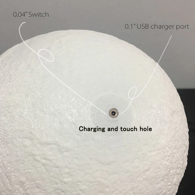 ZK20 LED Night Light 3D Print Moon Lamp Rechargeable Color Change 3D Light Touch Moon Lamp Children - 32874333614 ZK20 LED Night Light 3D Print Moon Lamp Rechargeable Color Change 3D Light Touch Moon Lamp Children - 32874333614