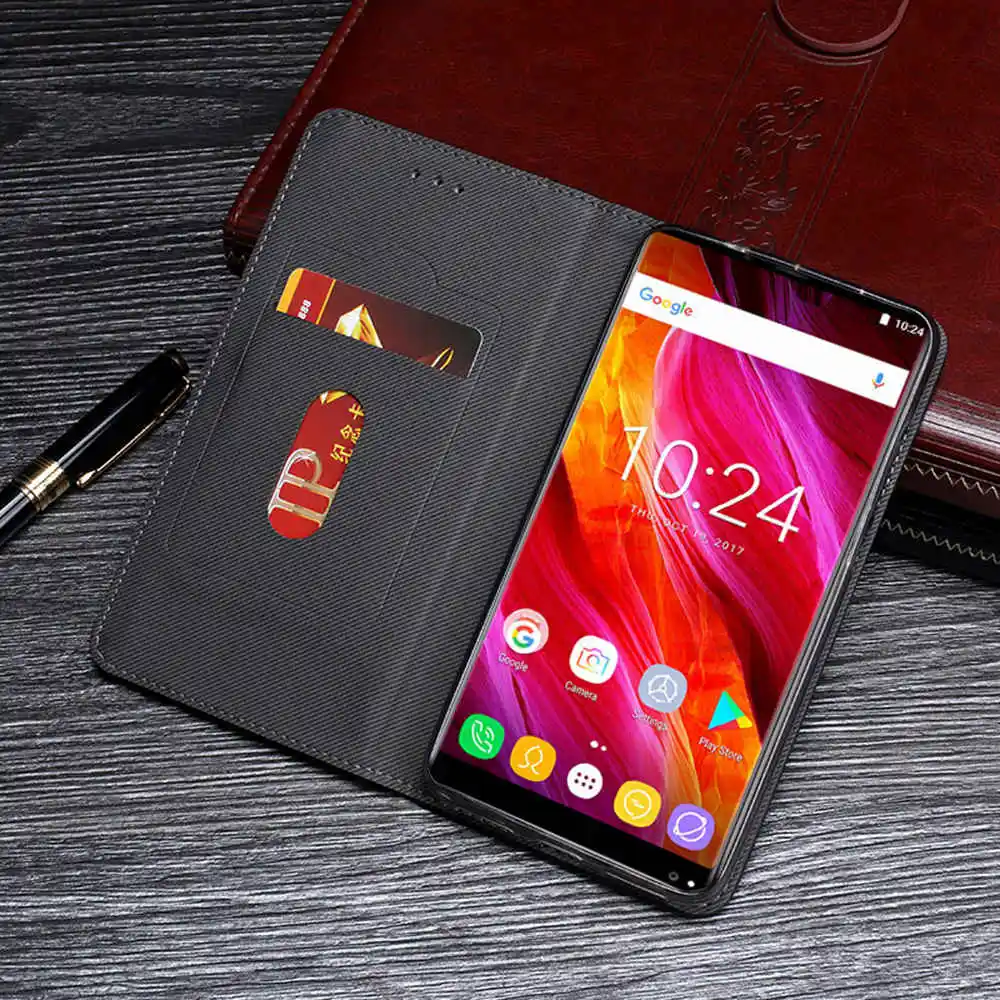 Чехол для телефона Oukitel Mix 2, [подставка для карточек], Ретро Магнитный Fip чехол, кожаный чехол для телефона, чехол для Oukitel Mix 2