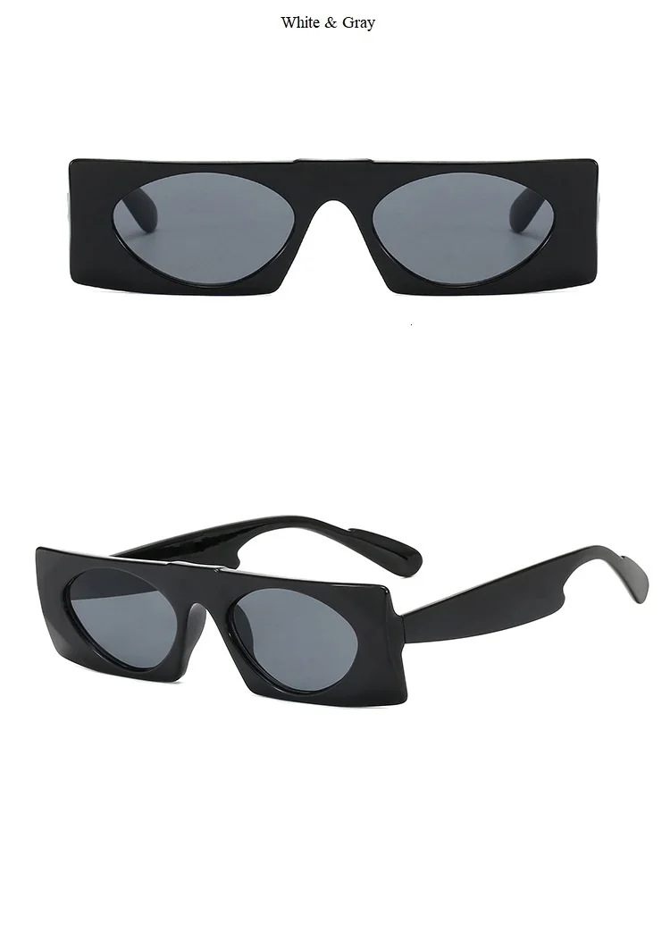 Fashion Square Hip Hop Sunglasses for Women Small Frame Retro Men's Rectangular Sun Glasses Personality Female Shades NX