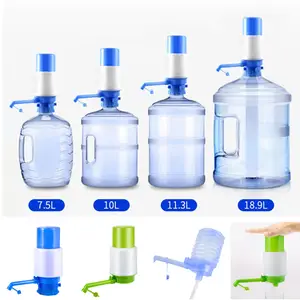 KROWN - Dispensador Agua para Botellas de Garrafa, Bomba Dispensador de Agua  Manual, Dosificador Agua Garrafas Compatible con Botellas de 2 - 5 litros,  para Botellas con el Tapón Diámetro 38mm y 48mm