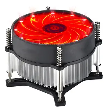 

12V Silent Computer Case 3pin CPU Cooling LED Lighting Cooler Fan CPU Heatsink