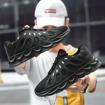 

Men Sneakers Shoes Casual Fashion New 2020 Summer Volcanic bottomt Sneakers Black Shoes For Male Platform Sneaker