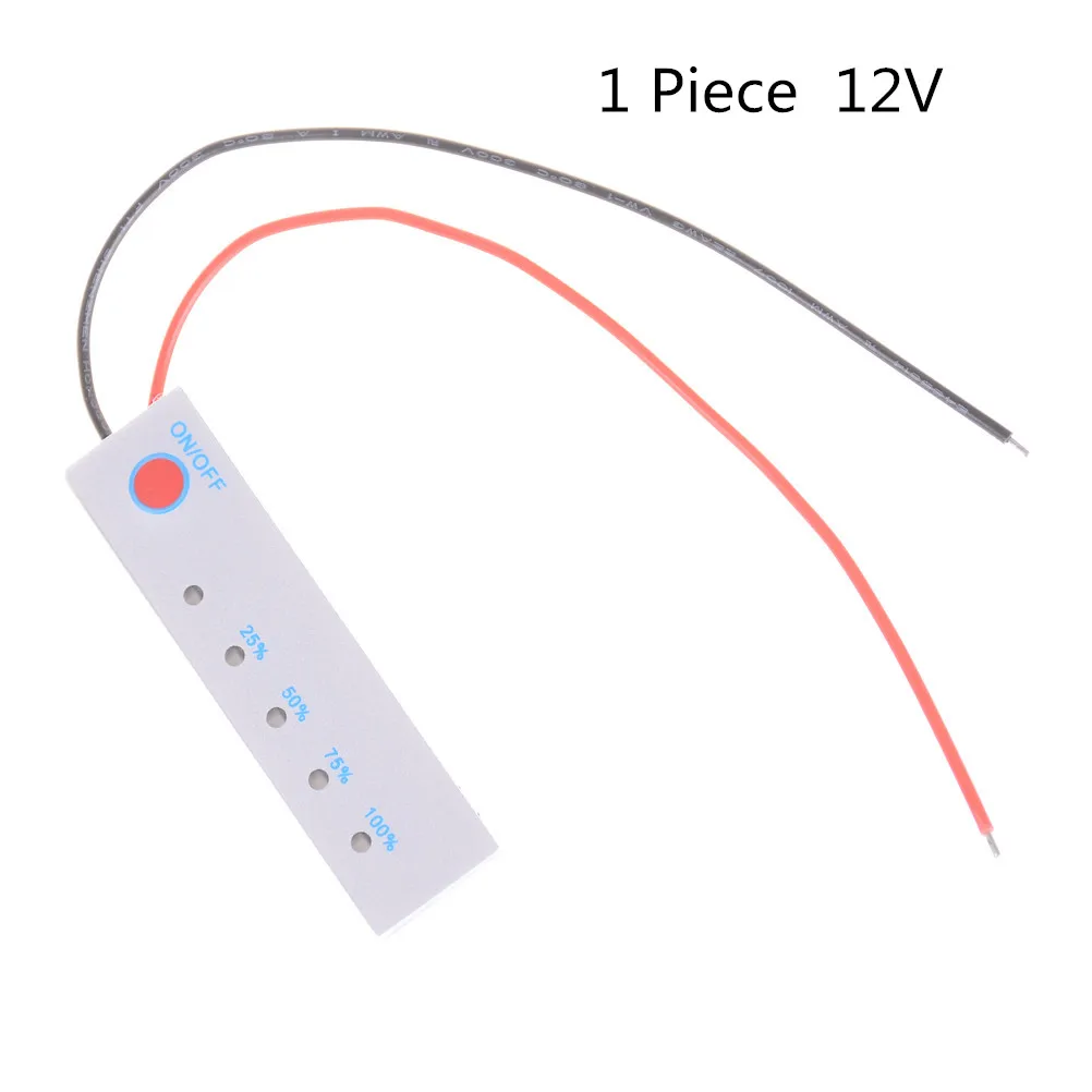 One Piece 12V Lithium Battery Capacity Tester Panel Electric Power Display Indicator Board